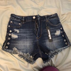 Denim jean shorts size 7